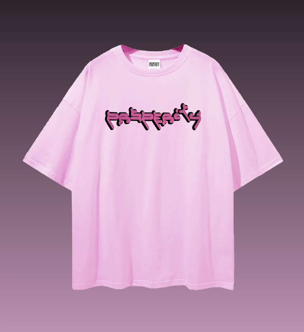 Good vibes tshirt in pink