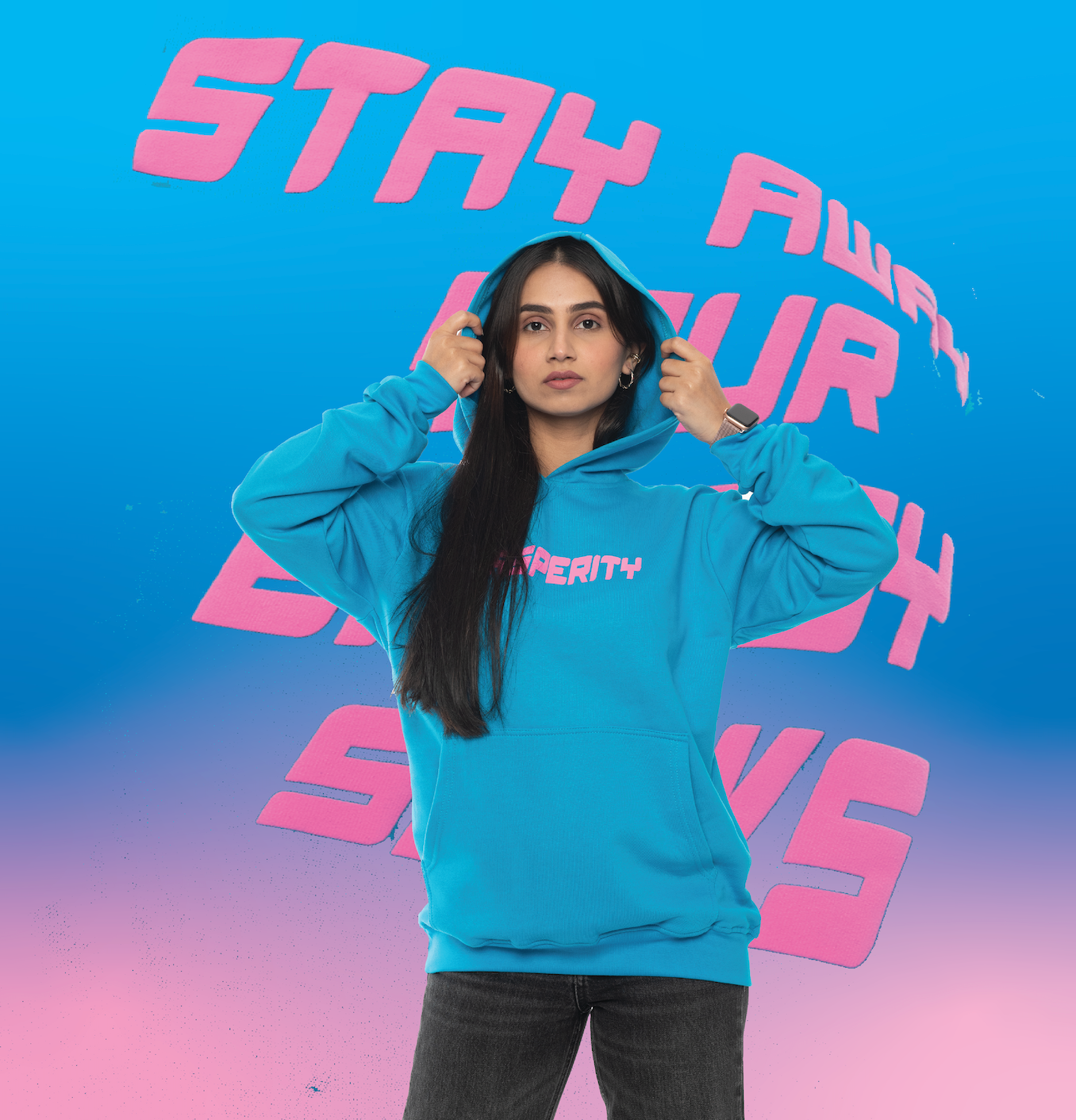 Stay away hoodie